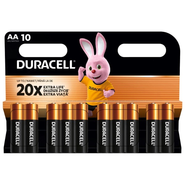 Фото - Батарейка тип AA Duracell MN1500 (LR06) уп. 1x10 шт. (5002508)