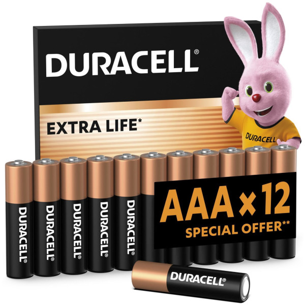 Фото - Батарейка тип AAA Duracell MN2400 (LR03 ) 12 шт