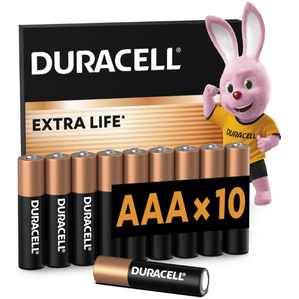 Фото - Батарейка тип AAA Duracell MN2400 (LR03) уп. 1х10 шт. (5002509) Фото - Батарейка тип AAA Duracell MN2400 (LR03) уп. 1х10 шт. (5002509)
