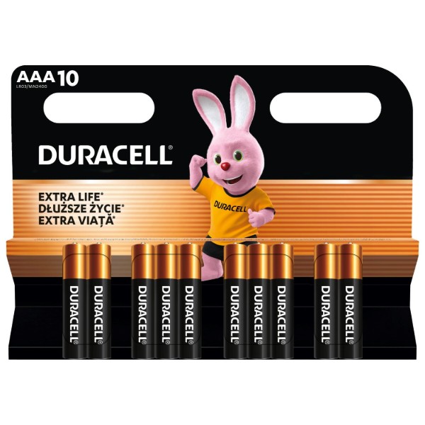 Фото - Батарейка тип AAA Duracell MN2400 (LR03) уп. 1х10 шт. (5002509)