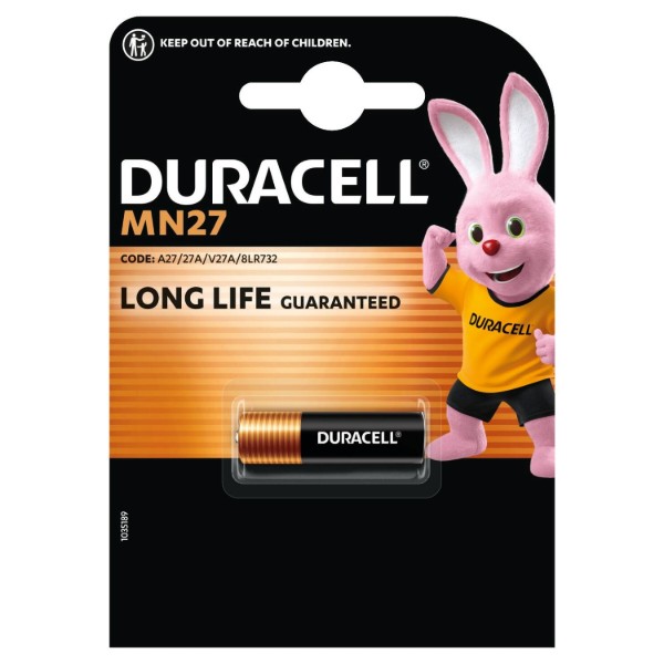 Фото - Батарейка тип MN27 Duracell MN27 1шт (75062545/81242361)