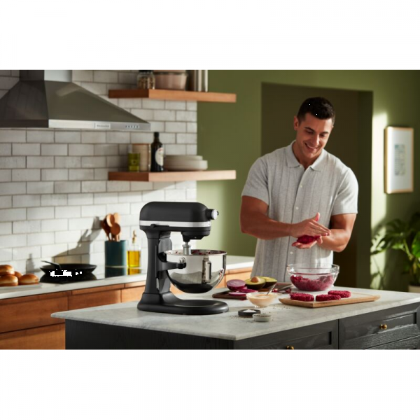 Фото - Планетарний міксер KitchenAid Heavy Duty 5,2 л (5KSM55SXXEBM)