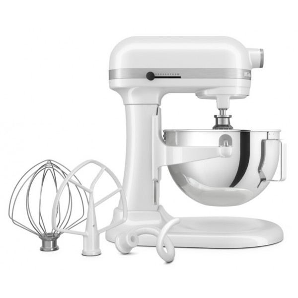 Фото - Планетарний міксер KitchenAid Heavy Duty 5,2 л (5KSM55SXXEWH) Фото - Планетарний міксер KitchenAid Heavy Duty 5,2 л (5KSM55SXXEWH)