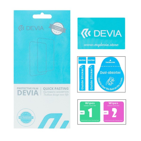 Фото - Защитная пленка для смартфона DEVIA Apple iPhone 16 Pro Max двухсторонняя (DV-SM-16PMFB)