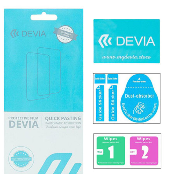 Фото - Захисна плівка для смартфону DEVIA for ZTE Blade A72 двостороння (DV-ZT-BDA72FB)