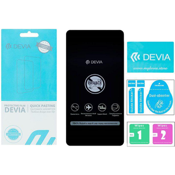 Фото - Захисна плівка для смартфона DEVIA for Tecno Spark 9 Pro двостороння (DV-TEC-SP9PFB)