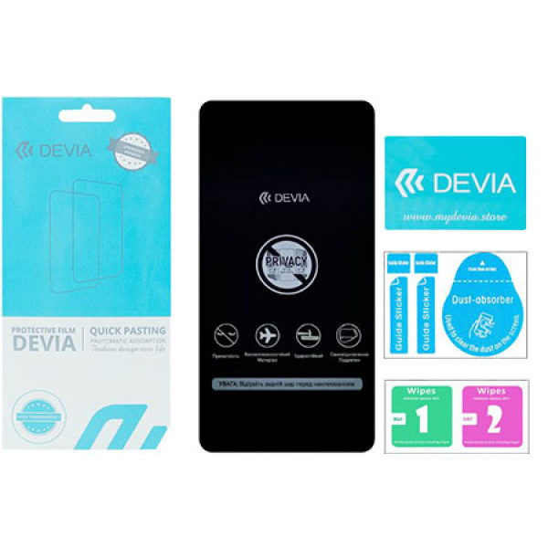 Фото - Захисна плівка для смартфону DEVIA Privacy Oppo A16 (DV-SM-A16PRV)