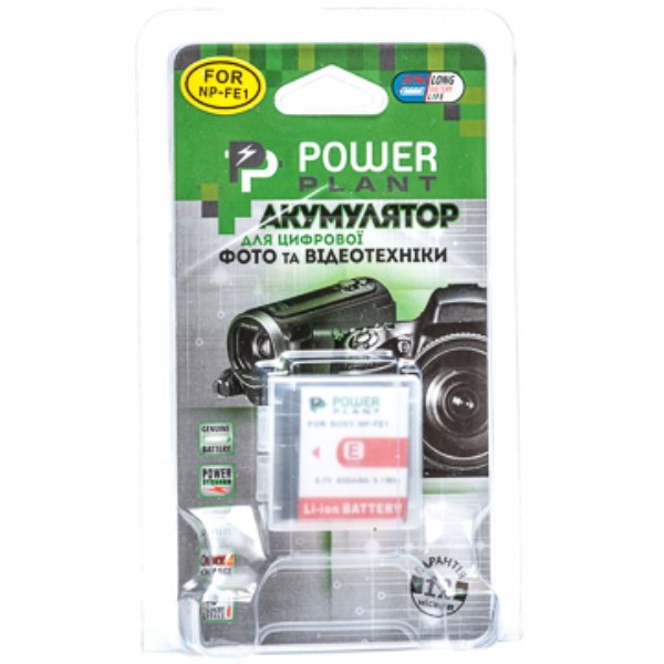 Фото - Акумулятор для фотокамери PowerPlant Sony NP-FE1 850mAh (DV00DV1062)