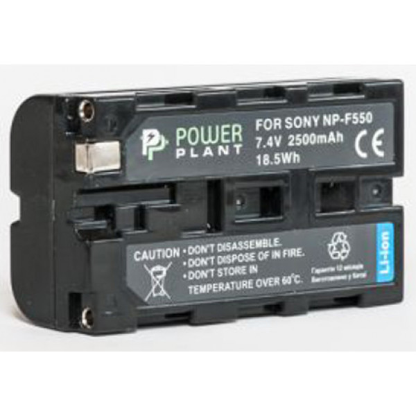 Фото - Аккумулятор для фотокамеры PowerPlant Sony NP-F550 2500mAh (DV00DV1031)