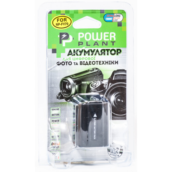 Фото - Аккумулятор для фотокамеры PowerPlant Sony NP-FV70 2100mAh (DV00DV1272)