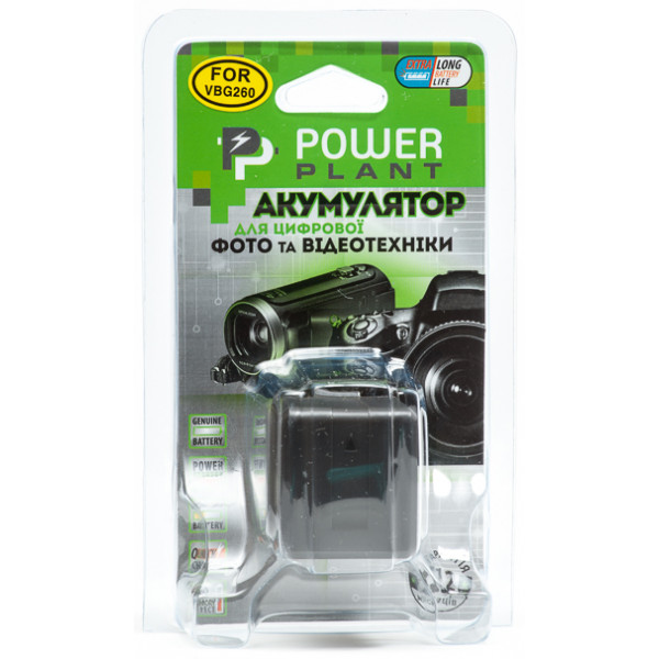 Фото - Аккумулятор для фотокамеры PowerPlant Panasonic VW-VBG260 Chip 2800mAh (DV00DV1276)