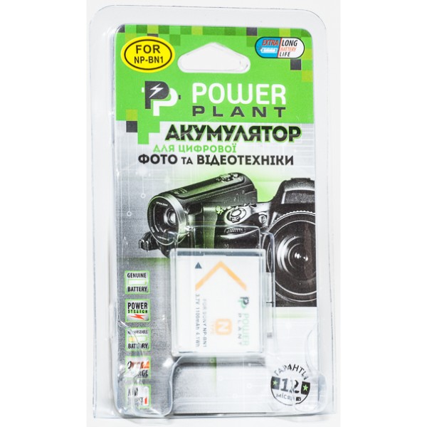Фото - Акумулятор для фотокамери PowerPlant Sony NP-BN1 1100mAh (DV00DV1278)