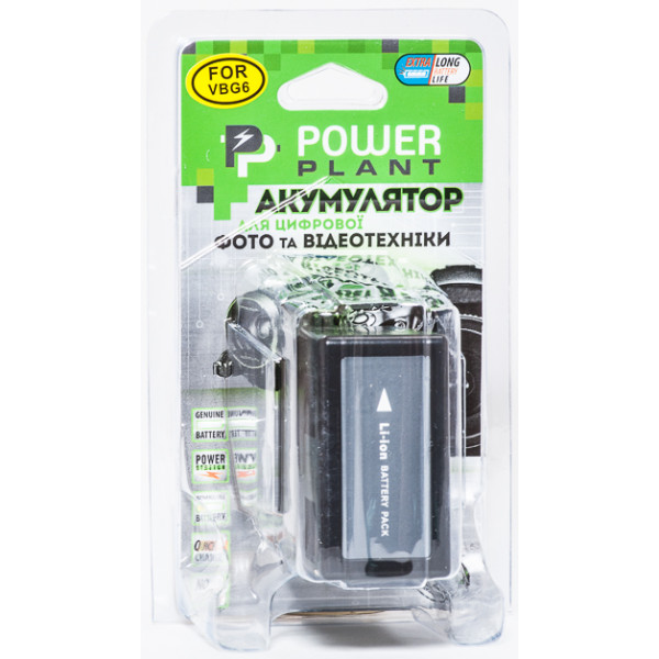 Фото - Акумулятор для фотокамери PowerPlant Panasonic VW-VBG6 6600mAh (DV00DV1279)