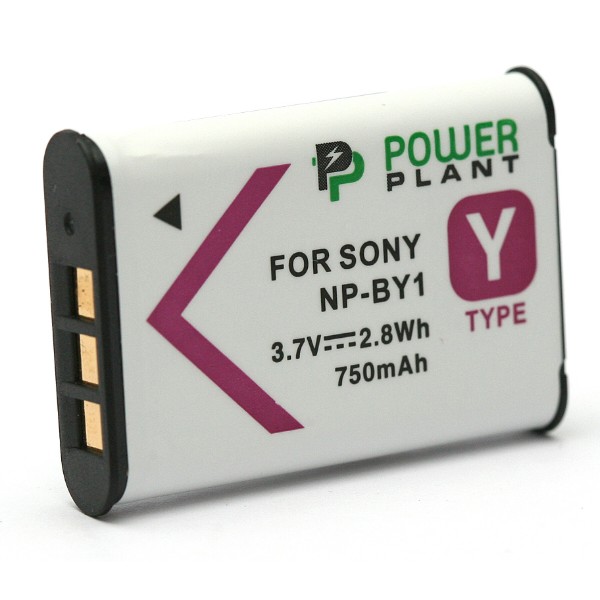 Фото - Акумулятор для фотокамери PowerPlant Sony NP-BY1 750mAh (DV00DV1409)