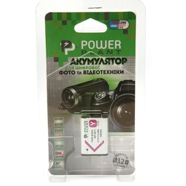 Фото - Акумулятор для фотокамери PowerPlant Sony NP-BY1 750mAh (DV00DV1409)