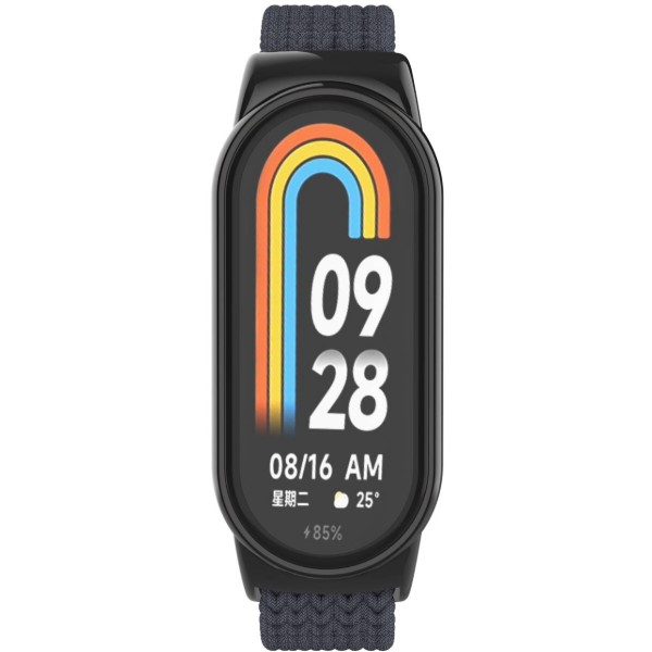 Фото - Ремешок для фитнес-браслета Armorstandart Braided Solo Loop for Xiaomi Mi Band 8/9 Charcoal (ARM69928)