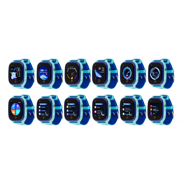 Фото - Детские часы AmiGo GO005 4G WIFI Thermometer Blue