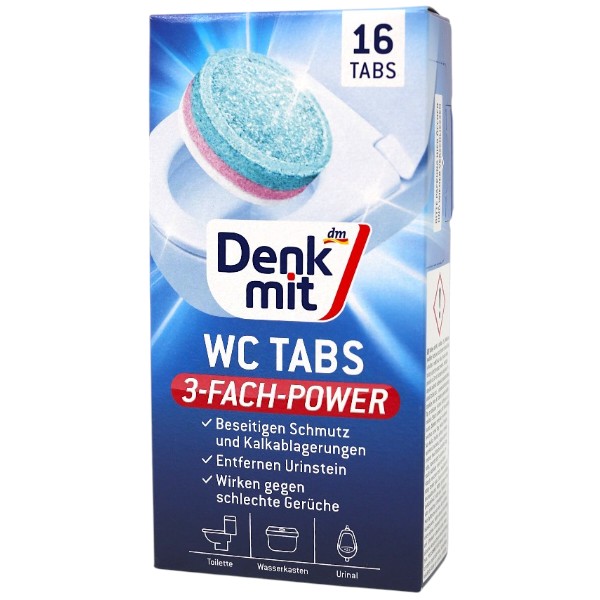 Фото - Туалетный блок Denkmit таблетки 16 шт. (DWCT16)