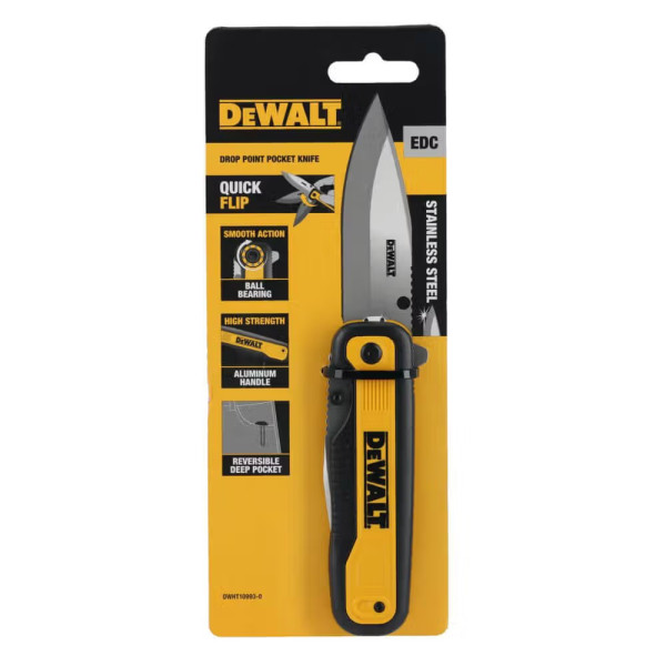 Фото - Ніж будівельний DeWALT 84 мм (DWHT10993-0)