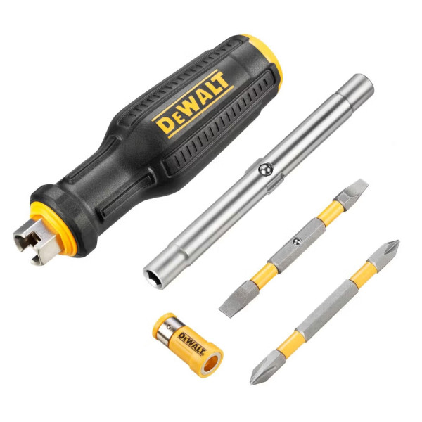 Фото - Викрутка зі змінними бітами DeWALT FULL FIT 6 Way (DWHT66569-0)