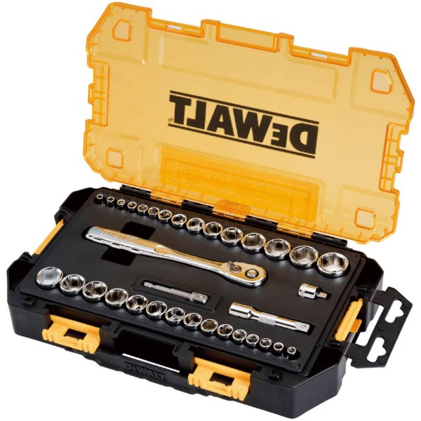 Фото - Набор торцевых головок DeWALT 1/4", 3/8" 34 шт. (DWMT45034-0)