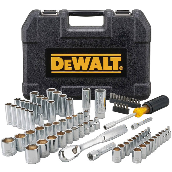 Фото - Набір торцевих голівок DeWALT 1/4" та 3/8" 84 шт. (DWMT81531-1)