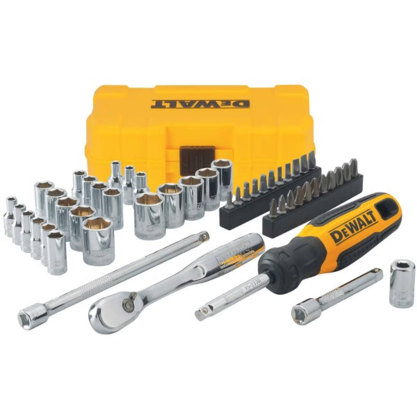 Фото - Набір торцевих голівок DeWALT 1/4" 50 шт. (DWMT81610-0)