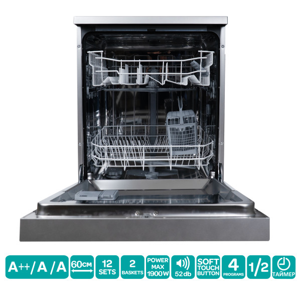 Фото - Посудомоечная машина отдельностоящая Ventolux DWT6004 NA FS (X)