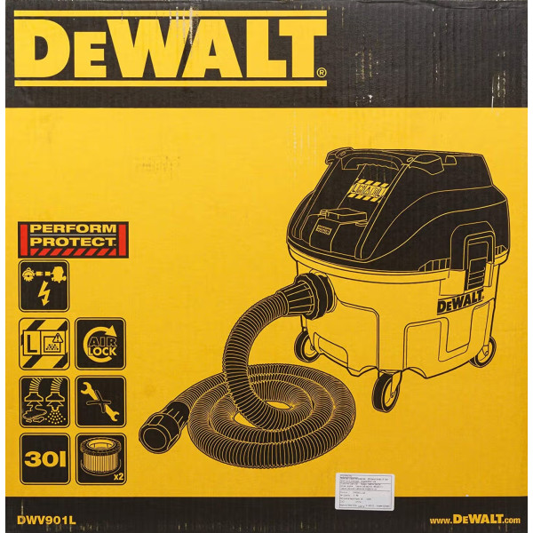Фото - Пылесос моющий с мешком DeWALT DWV901L