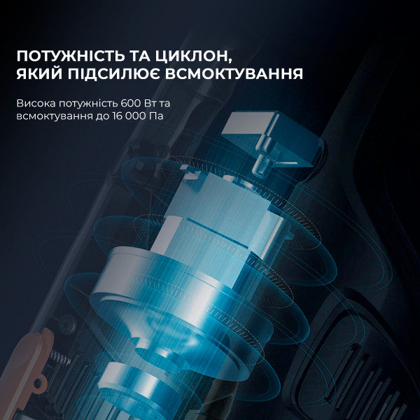 Фото - Уцінка - Пилосос ручний для дому Deerma Corded Hand Stick Vacuum Cleaner (DX118C)