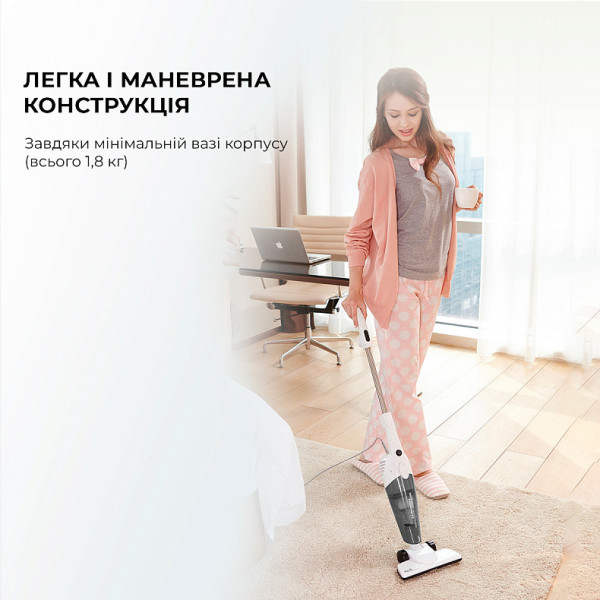 Фото - Пылесос ручной для дома Deerma Corded Hand Stick Vacuum Cleaner (DX118C)