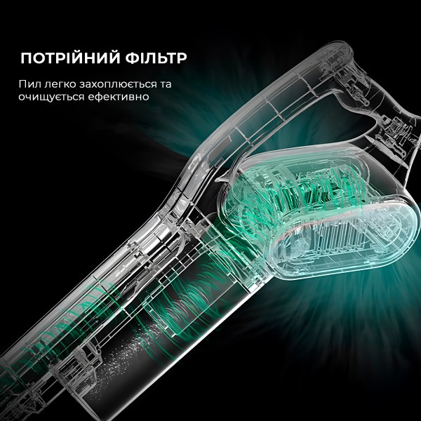 Фото - Пилосос ручний для дому Deerma Stick Vacuum Cleaner Cord White (DX700)