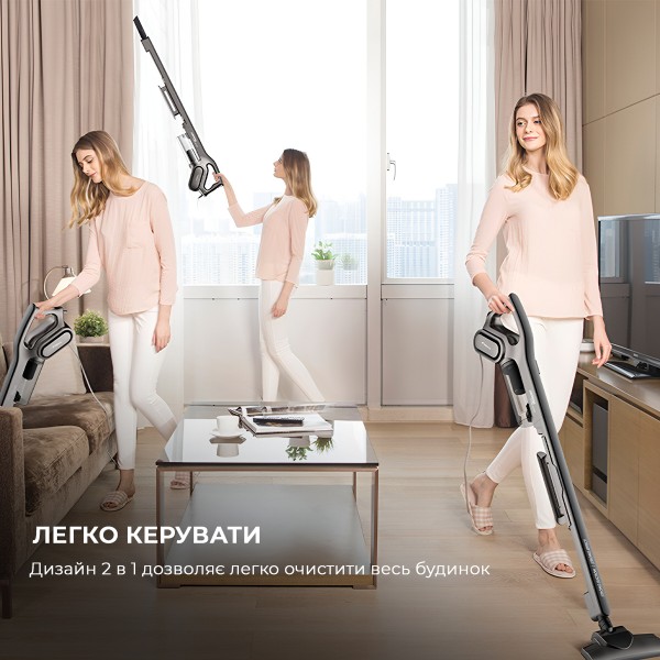 Фото - Пилосос ручний для дому Deerma Stick Vacuum Cleaner Cord White (DX700)