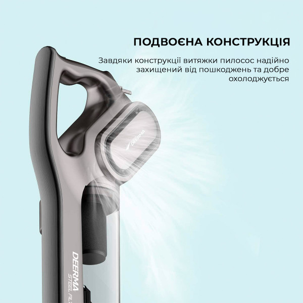 Фото - Пылесос ручной для дома Deerma Stick Vacuum Cleaner Cord Gray (DX700S)