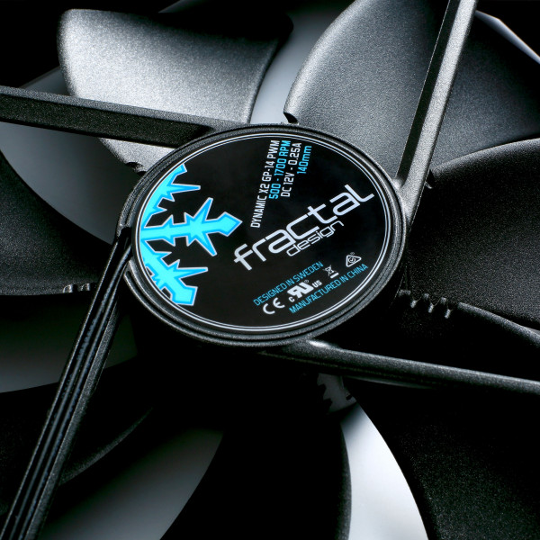 Фото - Корпусный вентилятор Fractal design 140 мм Black Dynamic X2 GP-14 PWM (FD-FAN-DYN-X2-GP14-PWM-BK)