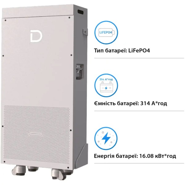 Фото - Батарея для сонячного інвертора Dyness PowerBrick Max 51.2V 314Ah 16.07kWh