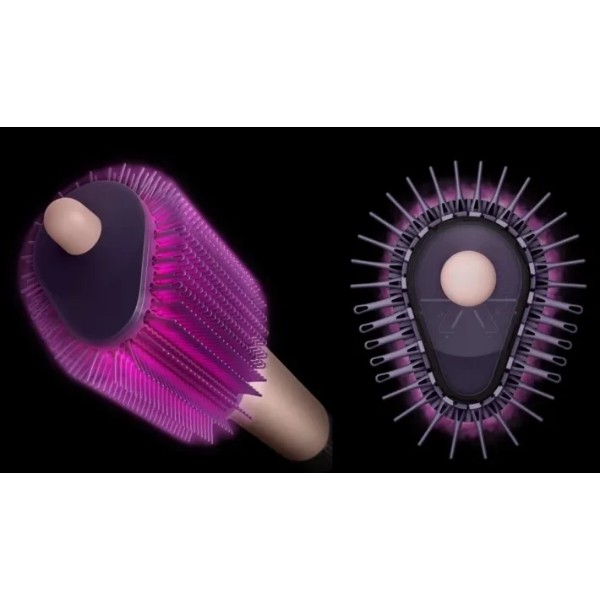 Фото - Фен-щітка Dyson Airsmooth HB01-A Ceramic Pink/Rose Gold Рожевий/Золотий (493078-01)