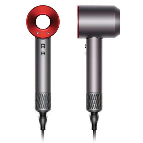Фото - Фен Dyson HD01 Supersonic (красный) в красном чехле