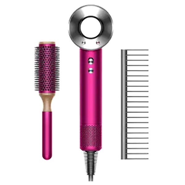 Фото - Фен Dyson HD03 Supersonic фуксія з набором гребінців