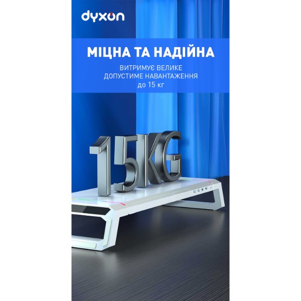 Фото - Подставка для монитора Dyxon Ice Coorel T1 Ultra Gaming Stand RGB Black (DXN-ICCL-T1-BK)