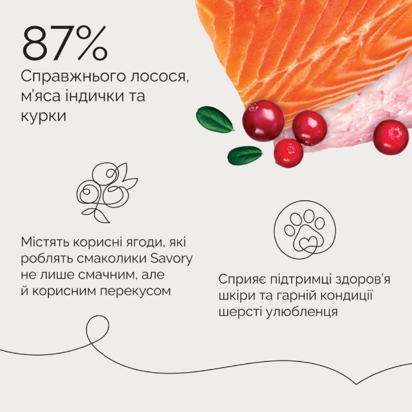 Фото - Лакомство для собак Savory Bars With Salmon 100 г (4820261921106)