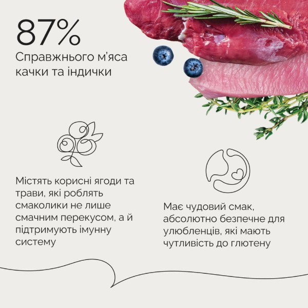Фото - Лакомство для собак Savory Fillet Turkey With Duck 100 г (4820261921151)