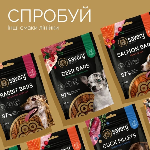 Фото - Лакомство для собак Savory Puppy Coins With Turkey 100 г (4820261921090)