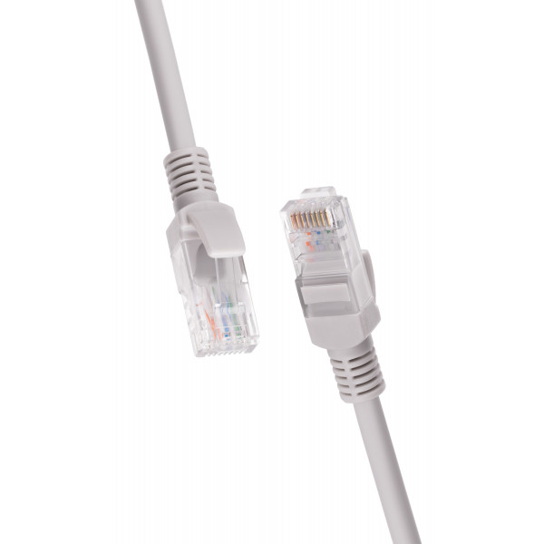 Фото - Кабель патч-корд 2E САТ 5e UTP 3m Gray (2E-PC5ECU-3LSZH-GRY)
