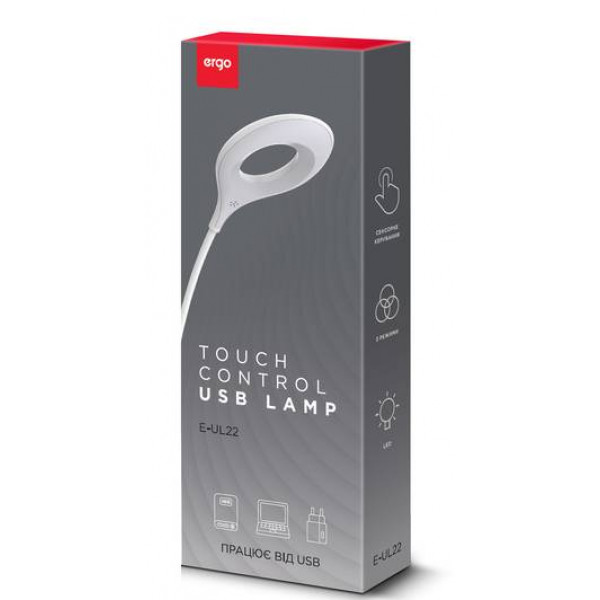 Фото - Фонарь для ноутбука Ergo E-UL22-USB White
