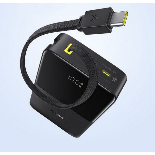 Фото - Батарея мобильная Baseus EnerFill FC51 20000 Bipow2 Pro 22,5W Black+ Кабель USB-C (E0027701)