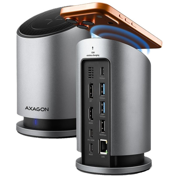 Фото - Хаб USB AXAGON USB-C 9IN1 WRL 0.6m (HMC-WL9) Фото - Хаб USB AXAGON USB-C 9IN1 WRL 0.6m (HMC-WL9)