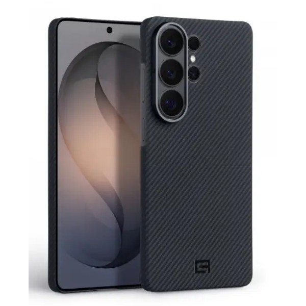 Фото - Чохол для смартфону Armorstandart BlackIcon Aramid Twill MagCase for Samsung S26 Ultra Black (ARM90147)