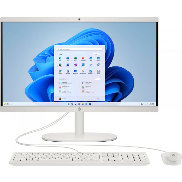 Фото - Комп'ютер-моноблок HP 22-dg0000ua (AE0P1EA) Cashmere White