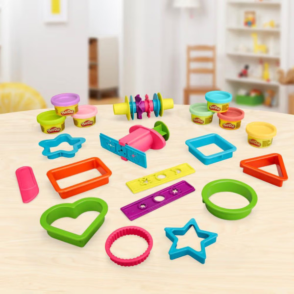 Фото - Набори для ліплення Hasbro Play Doh Креативні колекції IMAGINE SHAPES SET (F7384_F8162)